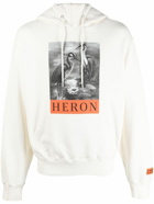 HERON PRESTON - Logo Cotton Hoodie