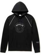 Moncler Genius - 7 Moncler Fragment Logo-Embroidered Cotton-Jersey Hoodie - Black