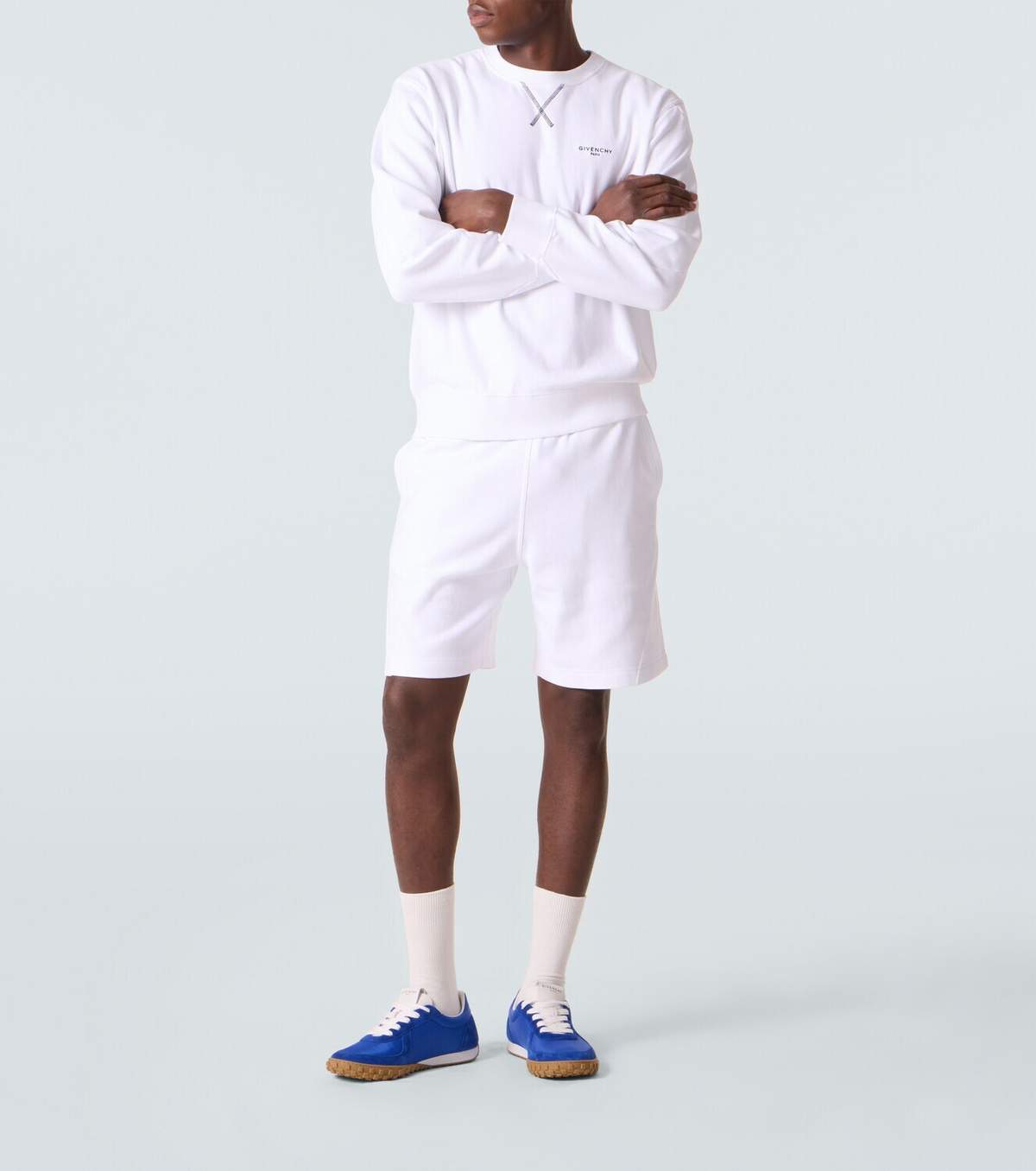 Givenchy Glide suede-trimmed sneakers