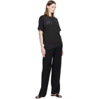 Maison Margiela Black Tabi Flat Mule Sandals