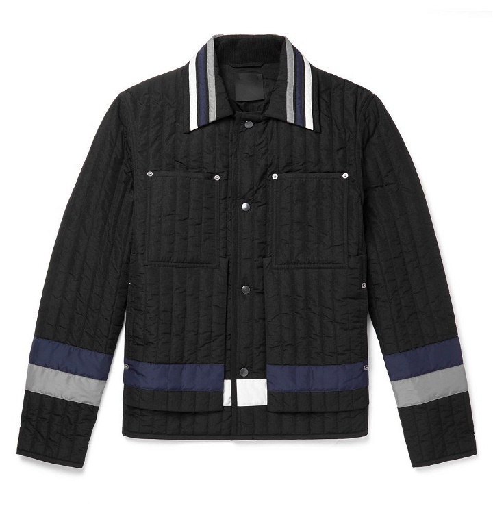 Photo: Craig Green - Colour-Block Quilted Shell Jacket - Men - Black