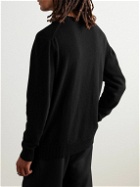 NN07 - Jason 6607 Brushed Recycled Wool-Blend Sweater - Black