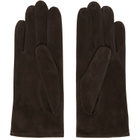 Handsome Stockholm Brown Essentials Suede Gloves