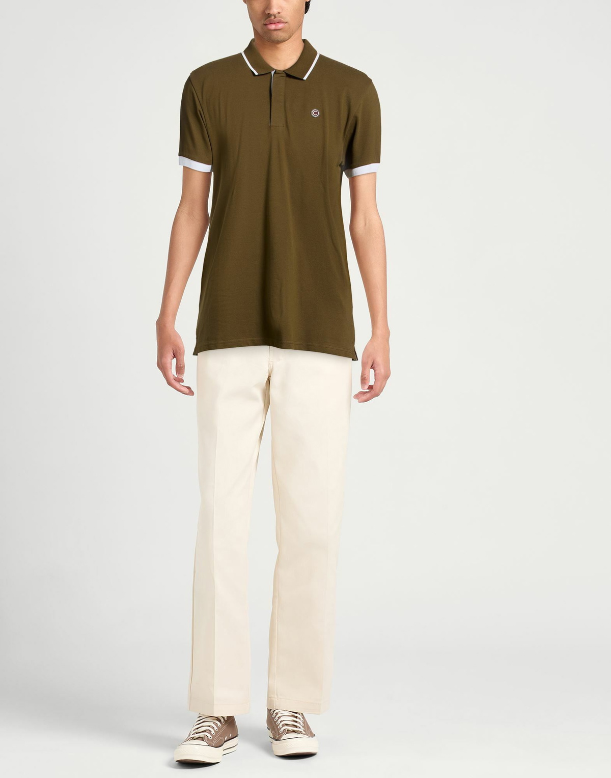Colmar Mens Polo shirt Military in Green