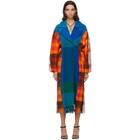Rave Review Blue Sally Upcycled Blanket Coat