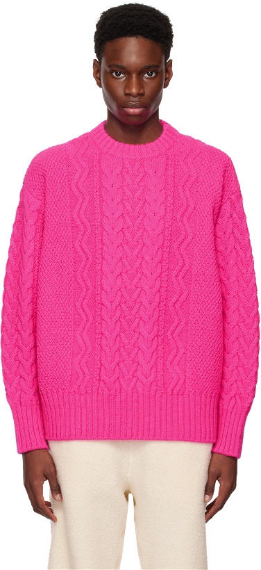 Photo: Undercover Pink Crewneck Sweatshirt