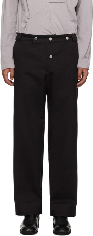 Photo: Tondolo Black Simple Workwear Trousers