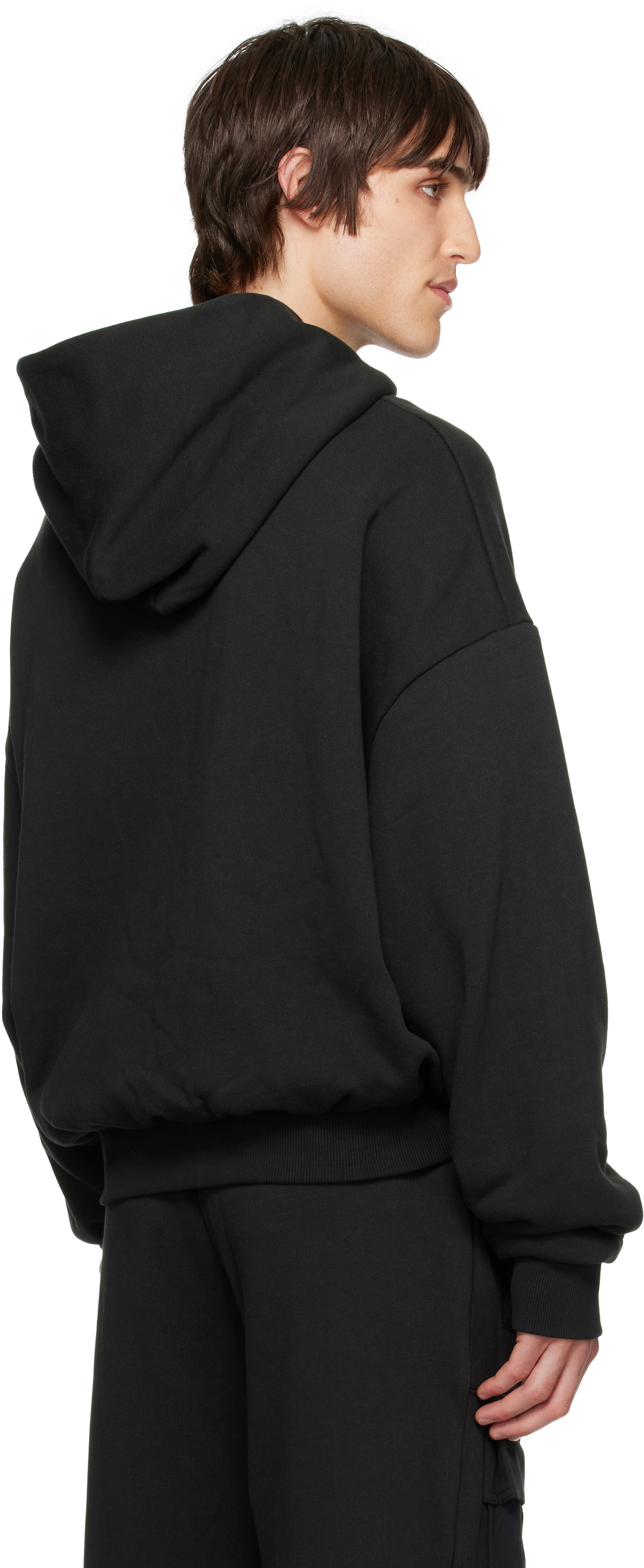 Entire Studios Black Thermal Hoodie Entire Studios