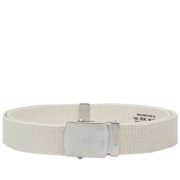Photo: The Real McCoy's Men's The Real McCoys Trouser Uniform Belt in White