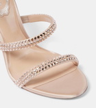 Rene Caovilla Cleo 105 embellished satin sandals