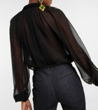 Saint Laurent - Silk chiffon blouse