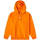 Adidas Women's Cropped Hoody in Bright Orange