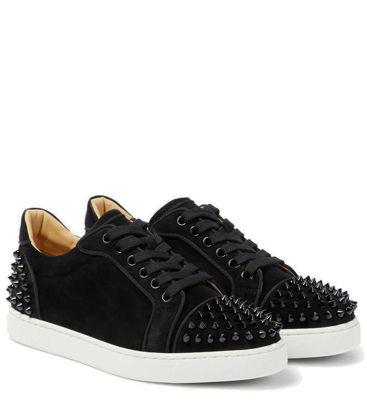 Photo: Christian Louboutin Vieira 2 spiked suede sneakers