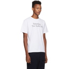 Saturdays NYC White Miller Standard T-Shirt