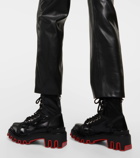 Christian Louboutin Panaroot Dune combat boots