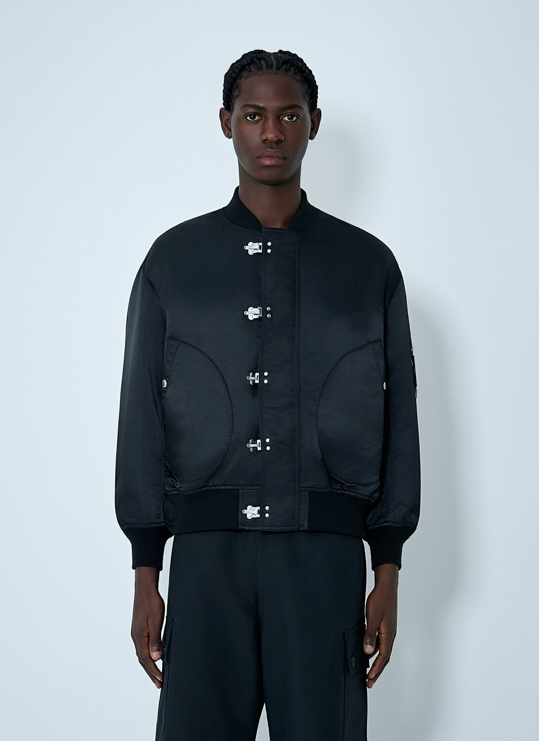 Comme des Garçons Homme Satin Bomber Jacket