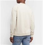 Folk - Rivet Garment-Dyed Loopback Cotton-Jersey Sweatshirt - Off-white
