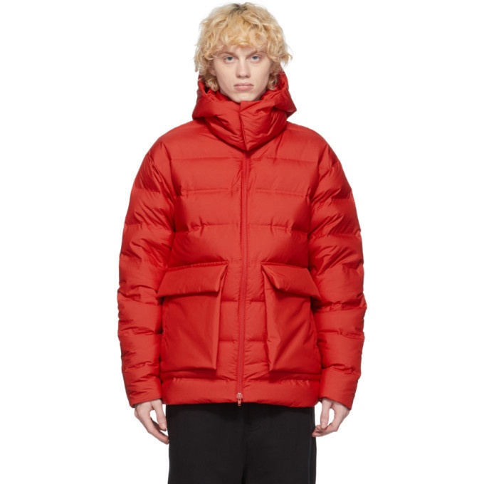 Photo: Y-3 Red Down Classic Puffy Jacket