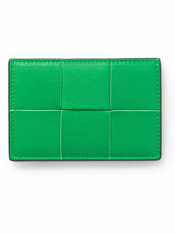 Photo: Bottega Veneta - Cassette Intrecciato Full-Grain Leather Cardholder