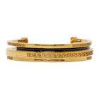 Versace Gold Greek Cuff Bracelet