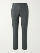 Sunspel - Straight-Leg Pleated Linen Suit Trousers - Green