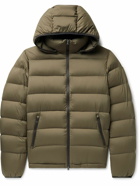 Herno - Quilted Nylon Hooded Down Jacket - Green