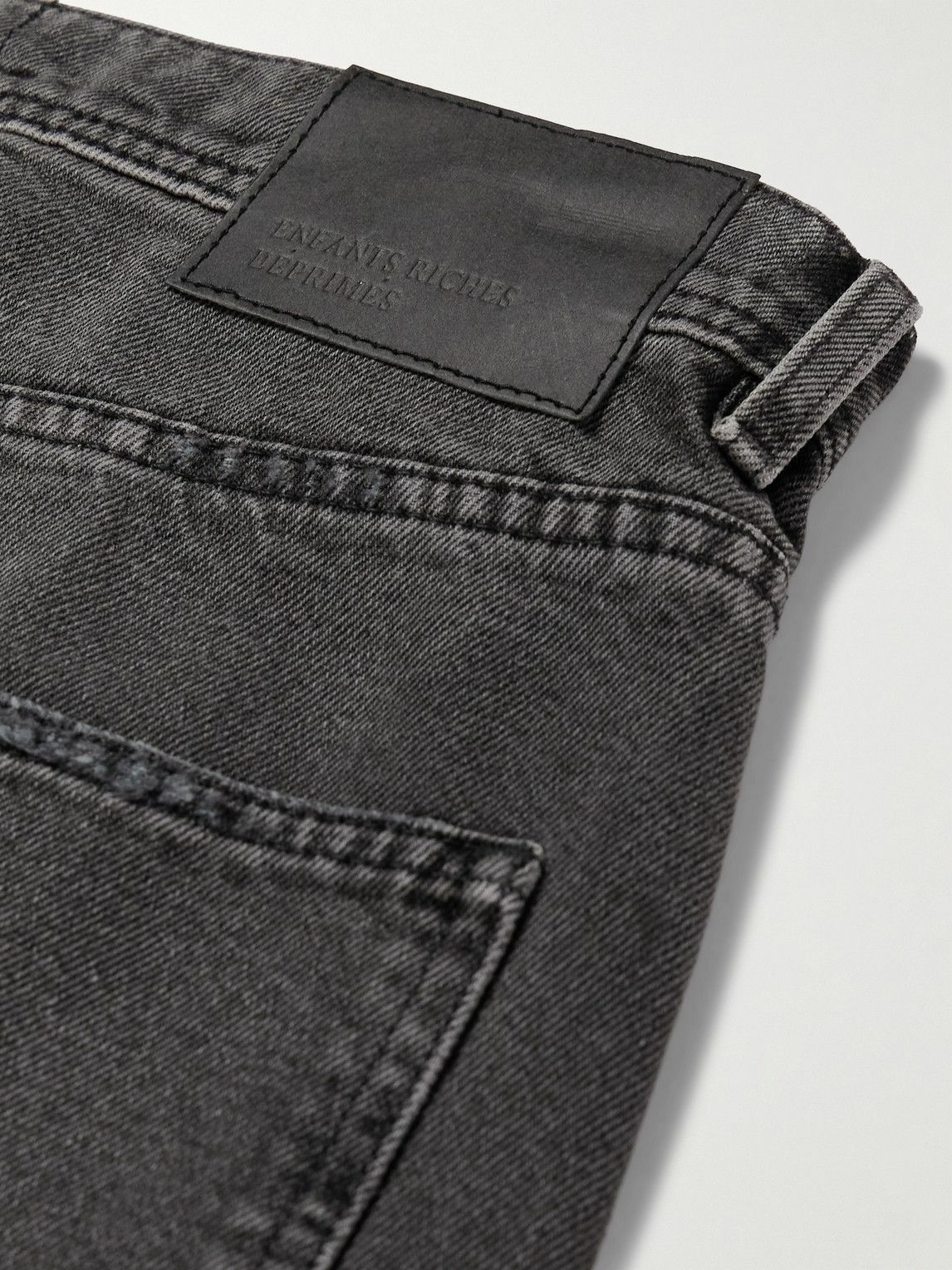 Enfants Riches Déprimés - Straight-Leg Distressed Jeans - Black
