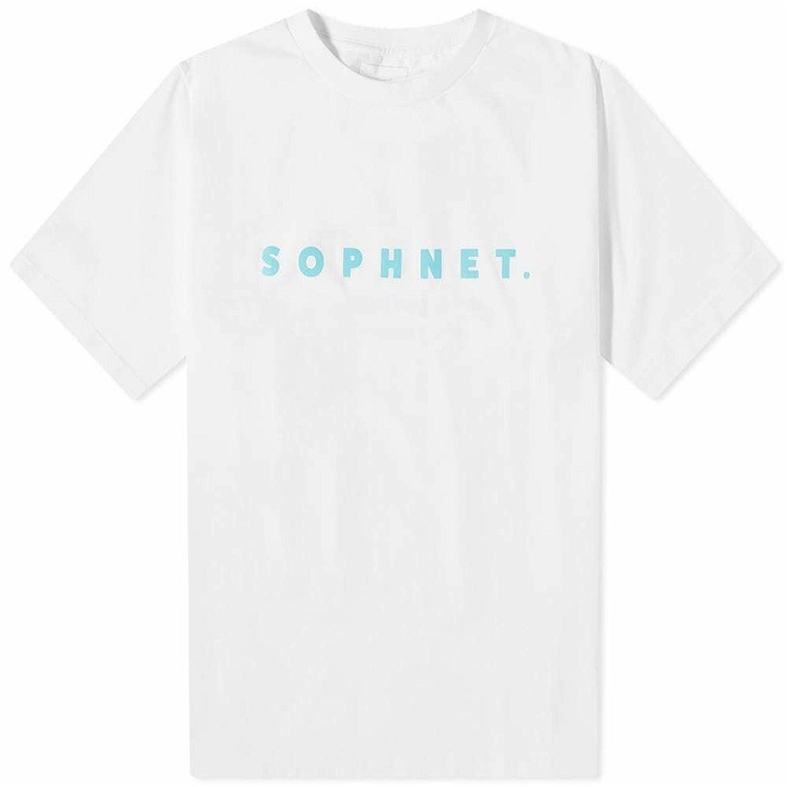 Photo: SOPHNET. Men's Logo T-Shirt in White