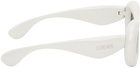 Loewe White Inflated Mask Sunglasses