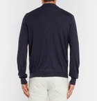 Brunello Cucinelli - Cashmere and Silk-Blend Cardigan - Men - Navy