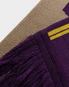 A Bathing Ape JACQUARD BAPE LOGO LONG SCARF Purple Men
