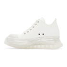 Rick Owens Drkshdw White Abstract Sneakers