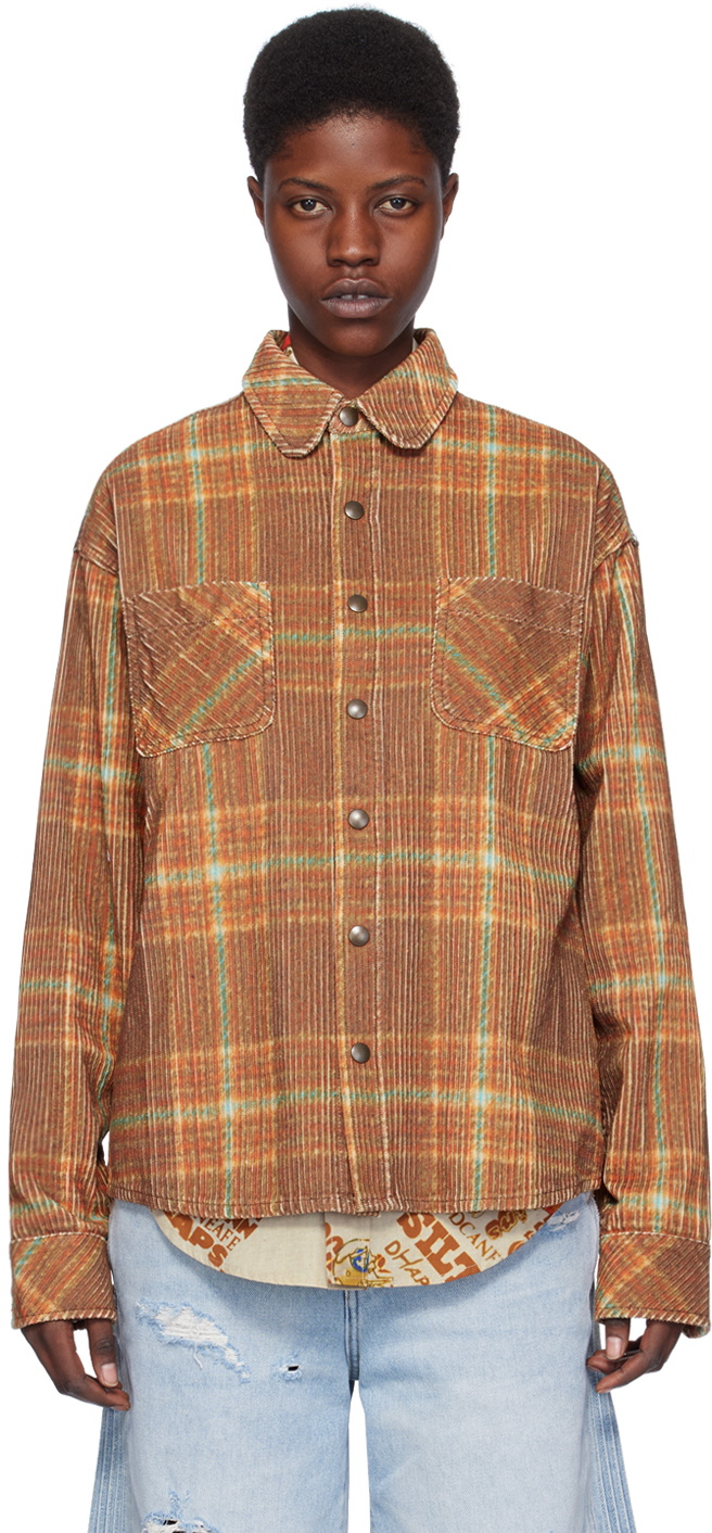 ERL Brown Check Shirt