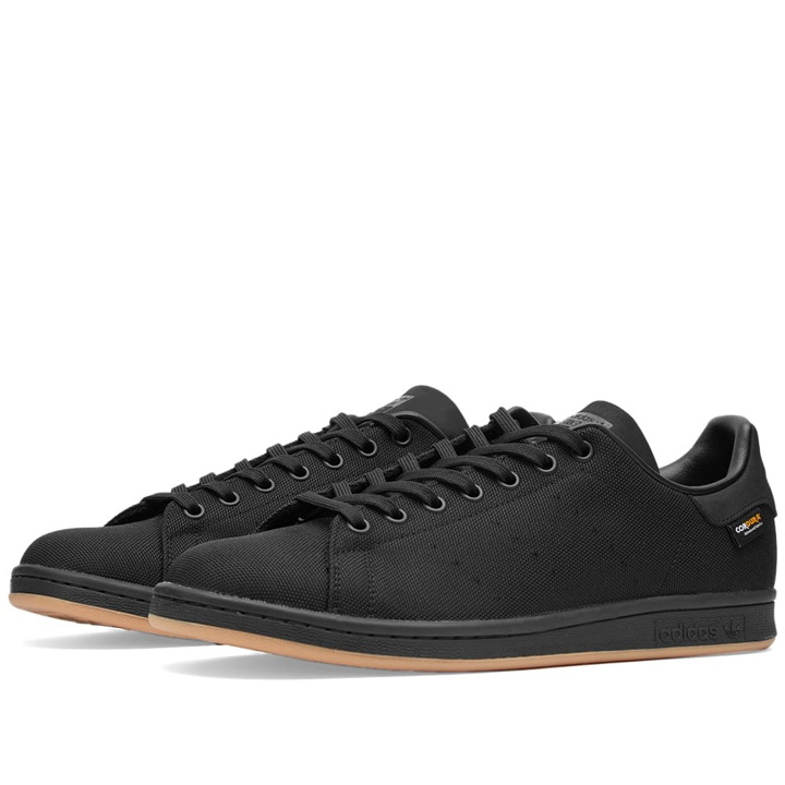 Photo: Adidas Men's Stan Smith Sneakers in Core Black/Carbon/Gum