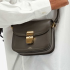 A.P.C. Women's Mini Grace Bag in Anthracite 