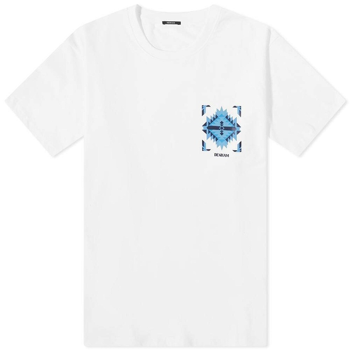 Photo: Denham Men's Nava Print T-Shirt in White