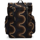 Dries Van Noten Navy Verner Panton Edition Wave Backpack