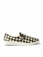 Bottega Veneta - Sawyer Two-Tone Intrecciato Leather Slip-On Sneakers - Neutrals