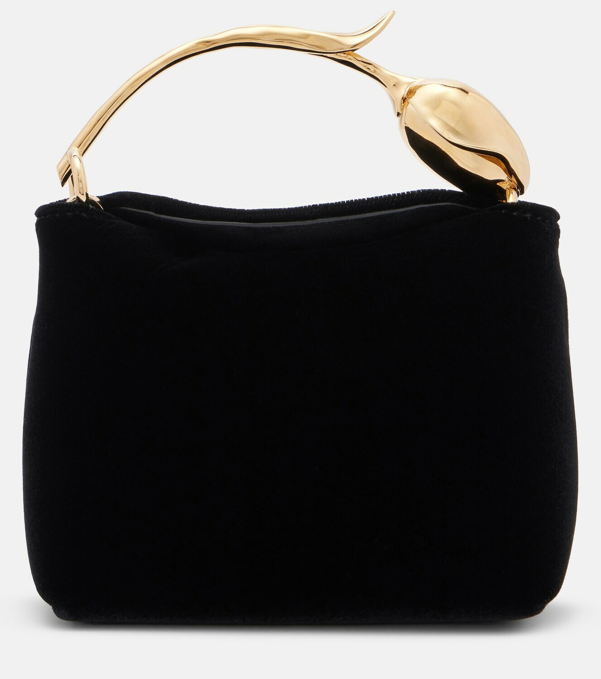 Erdem Bloom Micro velvet top-handle bag