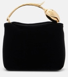 Erdem Bloom Micro velvet top-handle bag