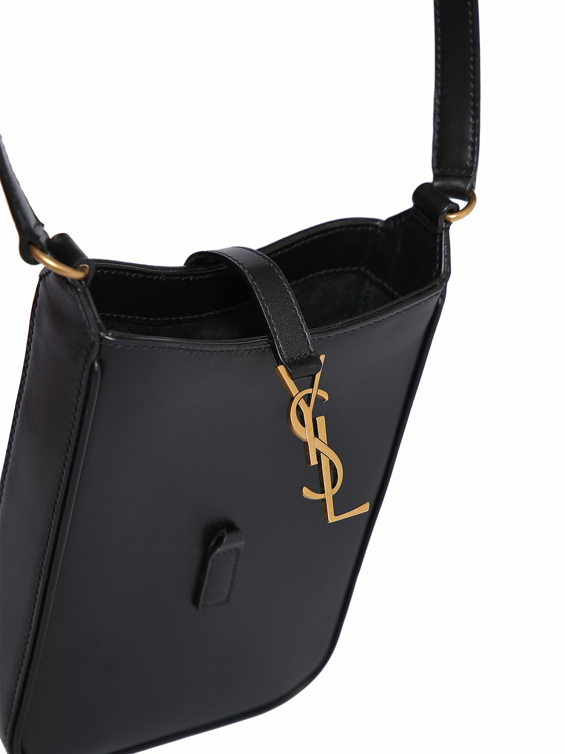 SAINT LAURENT - Mini Le 5 À 7 Leather Shoulder Bag