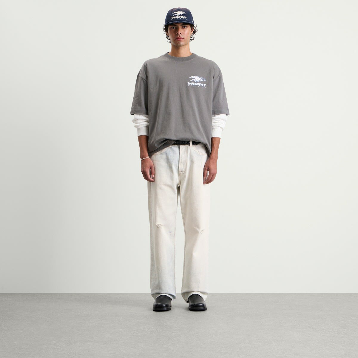 END. Whippet T-Shirt in Grey