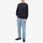 Fred Perry Men's Crew Sweat in Navy