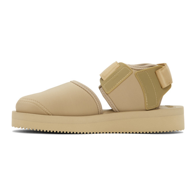 Suicoke Beige Bita-V Sandals Suicoke