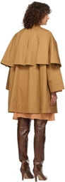 Chloé Tan Capelet Jacket
