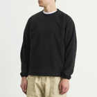 Gramicci Men's Thermal Fleece Crew Sweater in Black