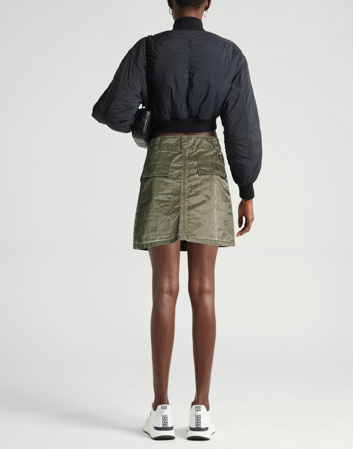 Alpha Industries Womens Mini skirt Dark in Green