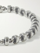 M. Cohen - Large Omni Oxidised Silver Bracelet - Silver