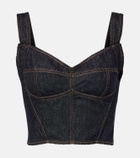 Dolce&Gabbana Denim bustier