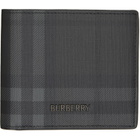 Burberry Gray City Check Bifold Wallet